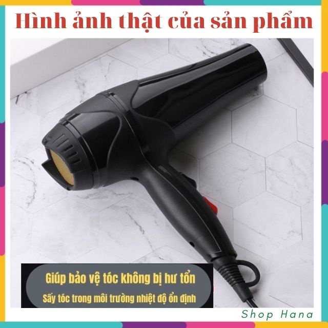 [Bền Đẹp] Máy Sấy Tóc Comei Gió Mạnh 4 chế độ, 4 mức nhiệt khác nhau giúp sấy tóc nhanh khô HNH016