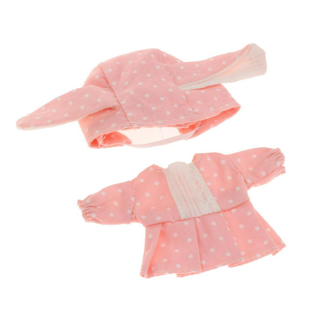 Bộ 5 chiếc đầm handmade xinh xắn cho búp bê 16inch