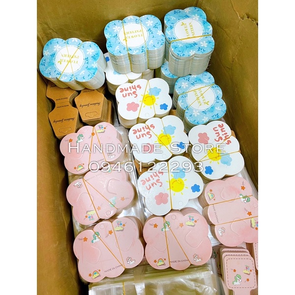 20 Bìa gài kẹp tóc, chun buộc tóc