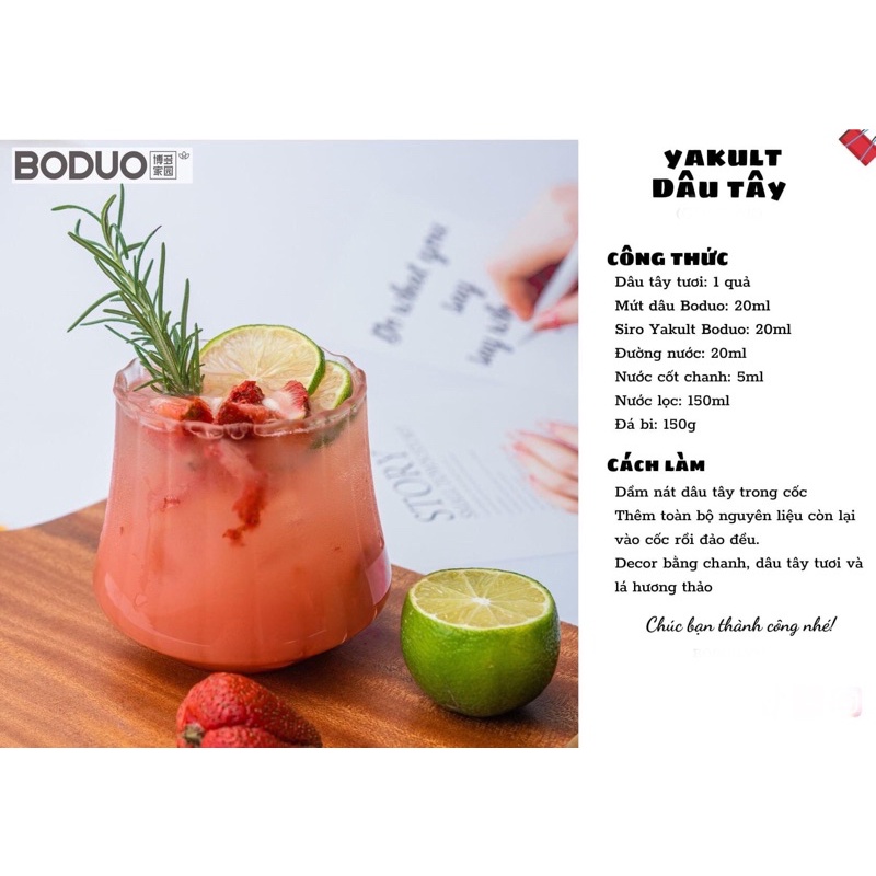 Mứt dâu tây Boduo hộp 1,3kg