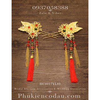 Cài tóc cô dâu cổ trang HC0015YL03