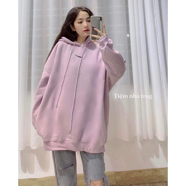 Áo hoodies nỉ thêu hoạ tiết ( 4 màu Đen , Be , Tím , Xám tiêu )