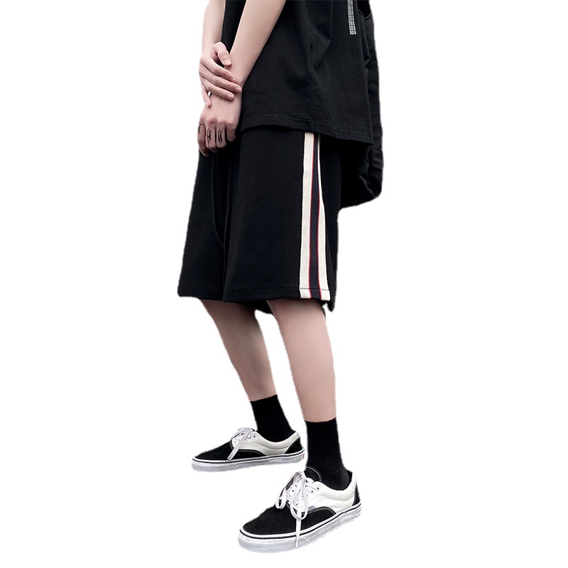 Quần Short Thể Thao Lưng Thun Ống Rộng Phong Cách Hàn Quốc Thời Trang Mùa Hè Dành Cho Nam