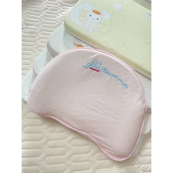 [Goodmama] Gối cao su non chống bẹp đầu/ méo đầu cho bé sơ sinh