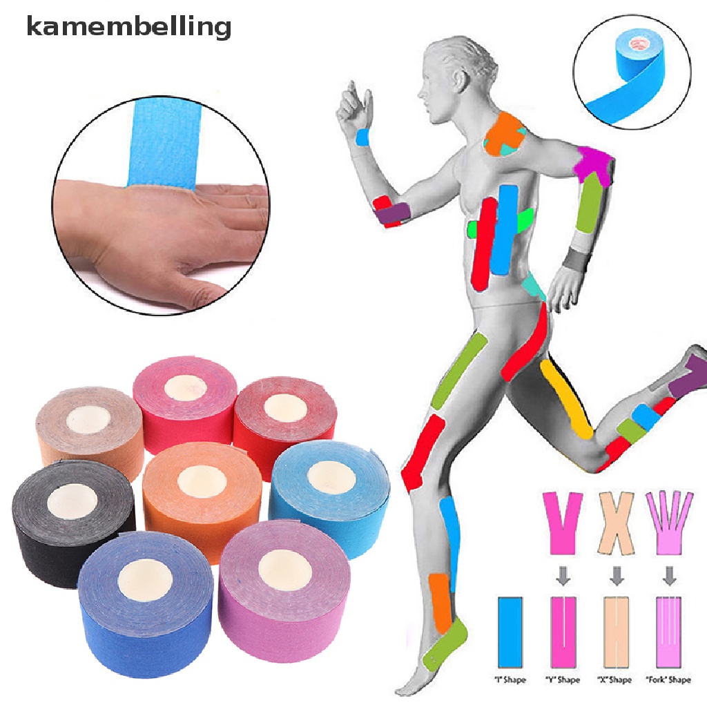 [Hàng mới về] Băng keo quấn cơ thể động học cho nâng mặt chữ V/ cổ/ mắt/ giảm nếp nhăn 3.8cm * 5m