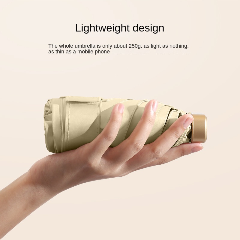 Dù Gấp mini Bỏ Túi Chống Tia UV Chống Nắng Tiện Dụng