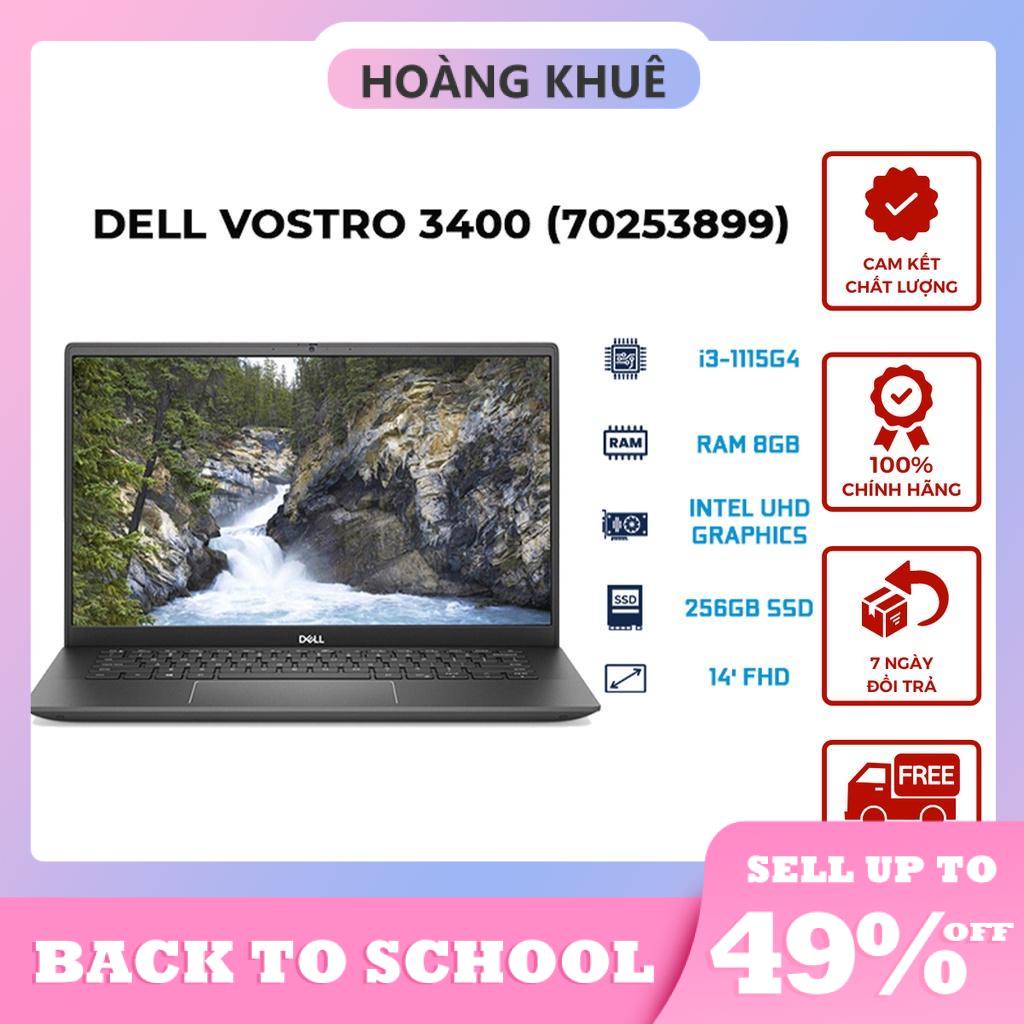 Máy tính xách tay Dell Vostro 3400 - Intel Core i3-1115G4 - 8GB RAM - 256GB SSD - 14.0" FHD - Bảo Hành Hãng 12 Tháng
