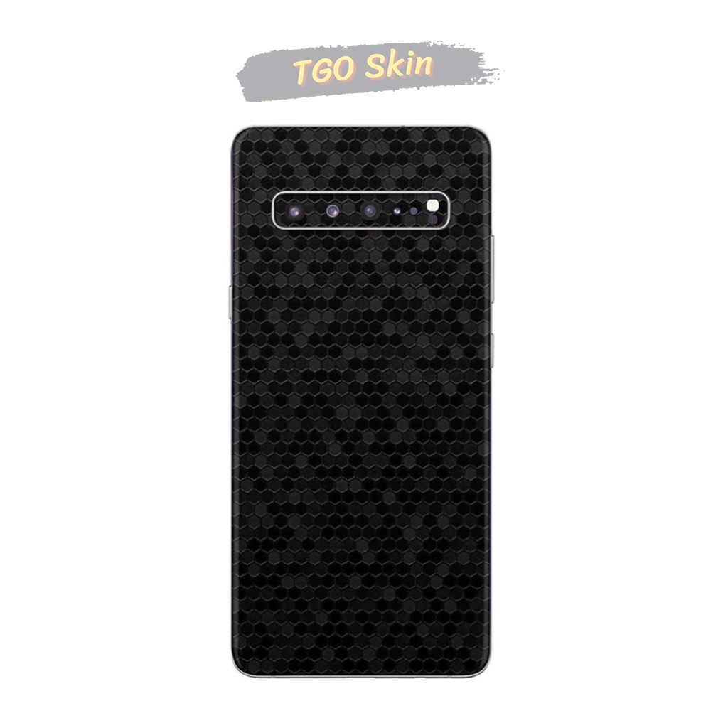 Miếng dán skin Honeycomb Samsung S10 / S10 Plus / S10 5G / S8 / S8 Plus  / S9 / S9 Plus cao cấp