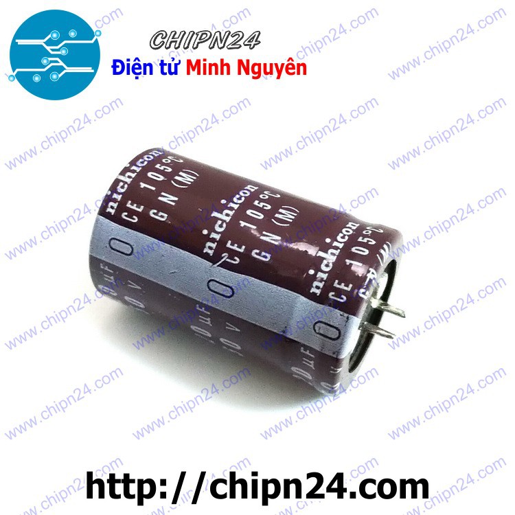 [1 CON] (H82) Tụ hóa 220uF 450V (25x40mm)