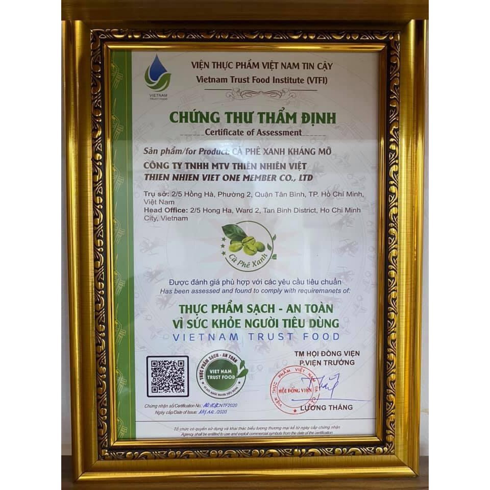 Cà Phê Xanh kháng mỡ hộp 30 gói chính hãng