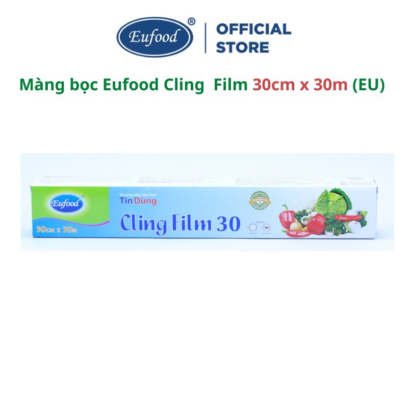 Màng Bọc Thực Phẩm Đa Năng Eufood Cling Film PVC Không Chứa Chất DEHA(4 size) - Eufood Việt Nam - Nhập Khẩu Chính Hãng