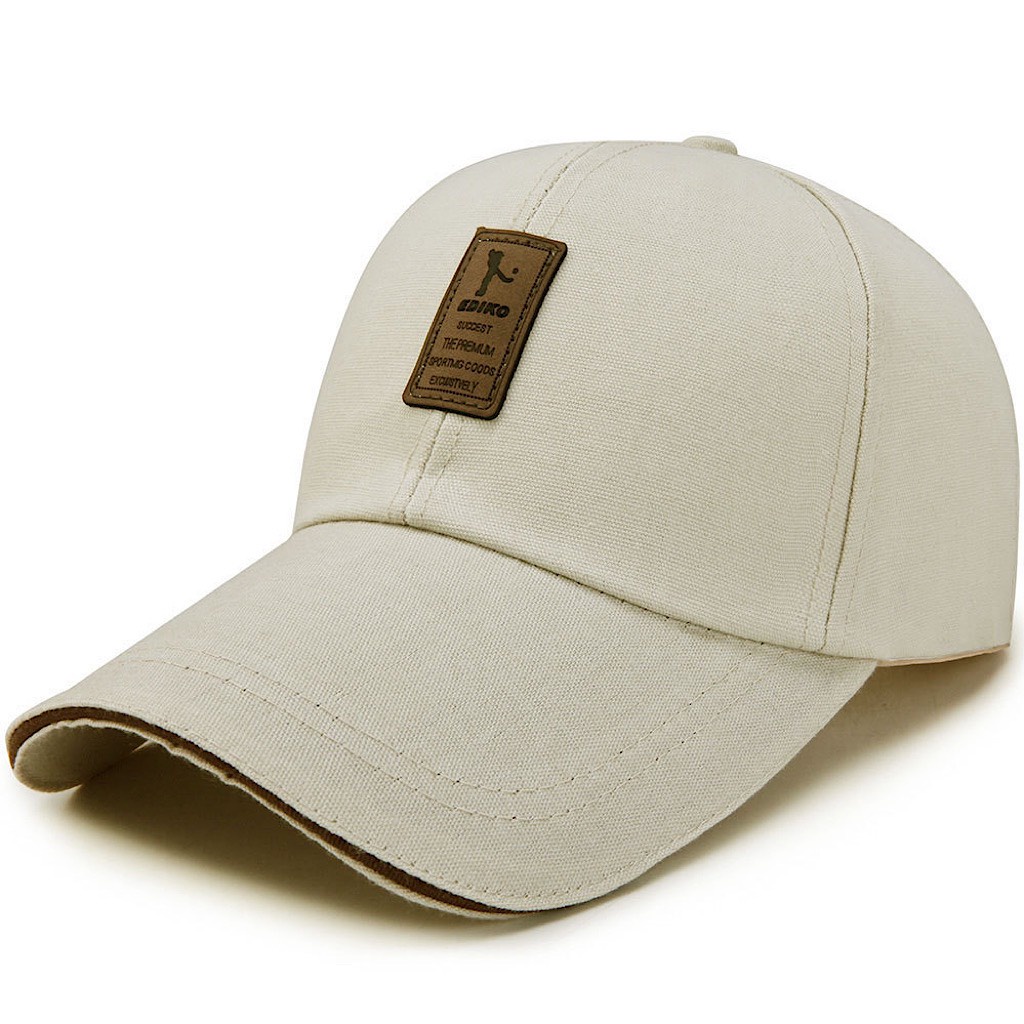 Mũ lưỡi trai logo thêu nổi EDIKO, nón kết nam nữ form unisex phong cách ulzzzang Hàn Quốc vải cotton mềm mịn NL