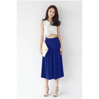 Quần Culottes Xếp Ly
