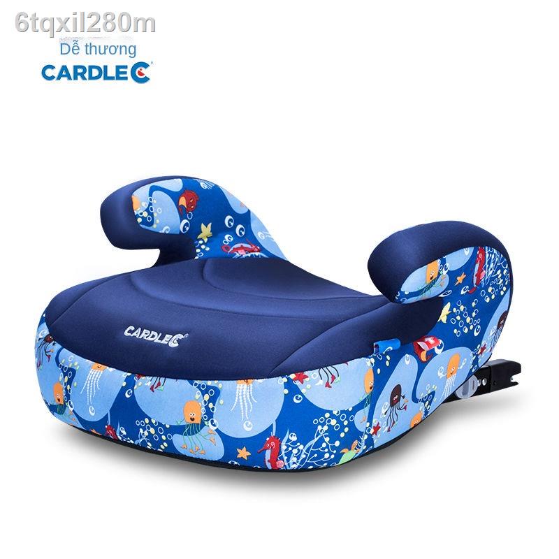 ✴✷Đệm nâng ghế an toàn cho trẻ em trên ô tô 3-12 tuổi di động isofix giao diện cứng