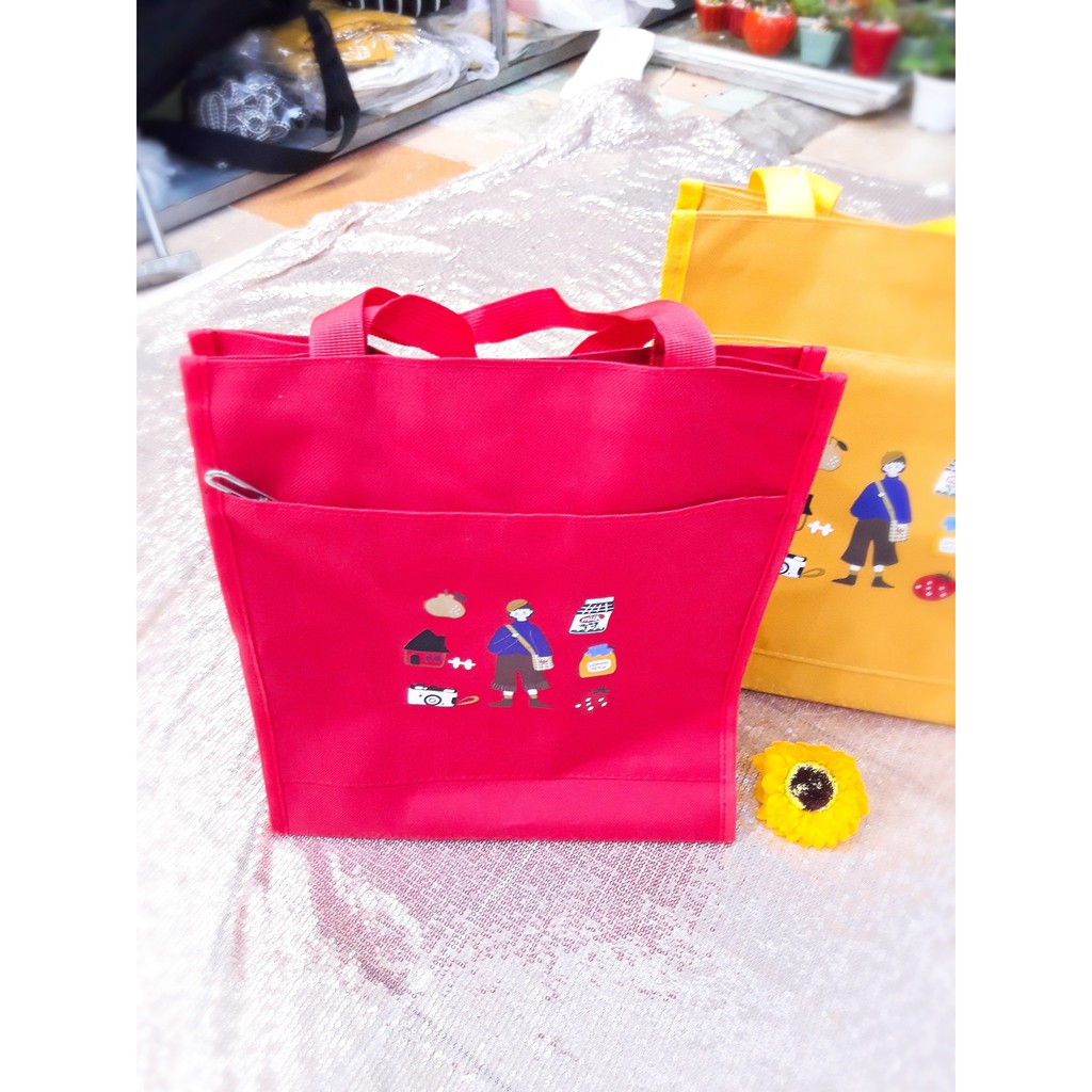 [Rẻ Vô Địch]Túi tote bag họa tiết hoạt hình chất dày hàng Quảng Châu kèm ảnh thật (Tuyển sỉ Ctv toàn quốc)