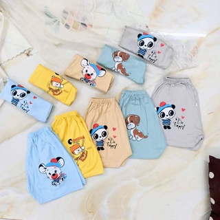 {5-15kg} Set 5 Quần đùi thun lạnh cho bé (loại đẹp, nhieu mau)