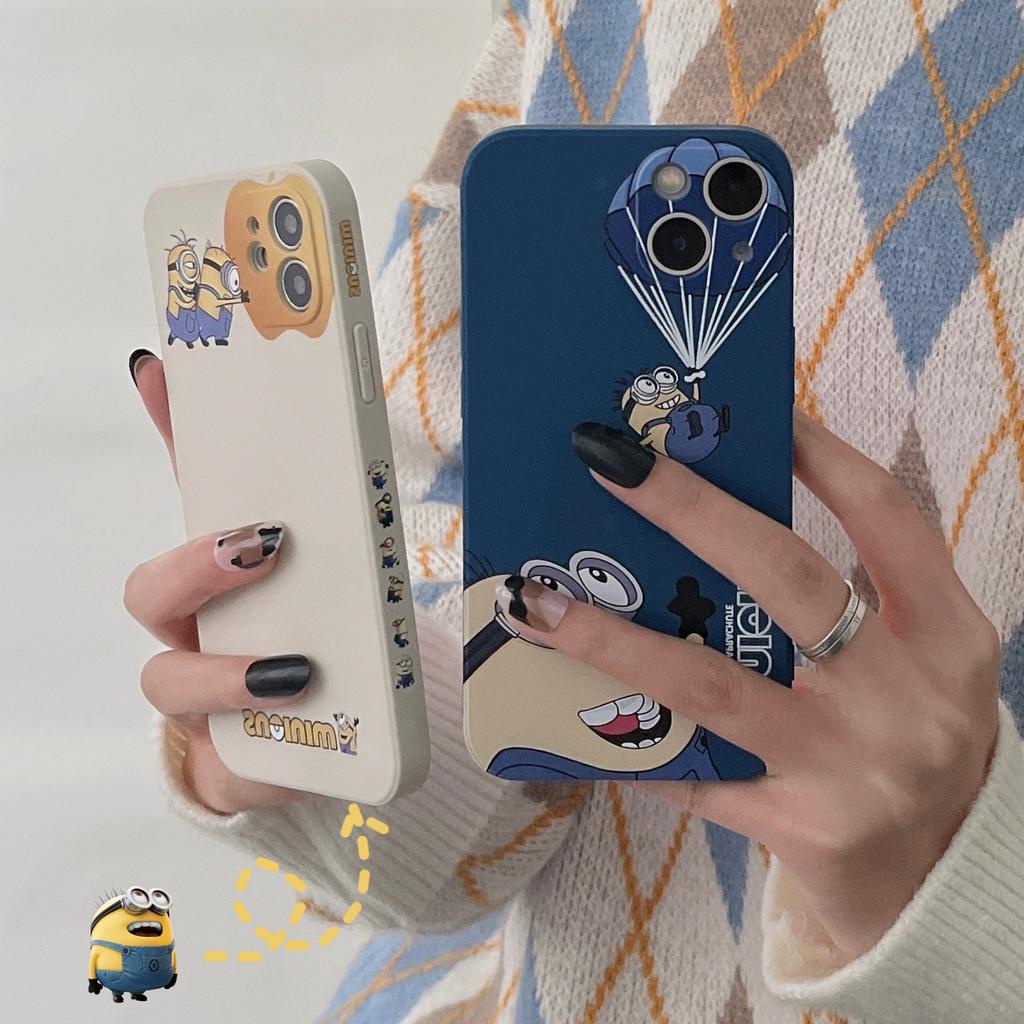 Ốp Điện Thoại In Hình Minions Cho IPhone 13Promax 12 11 7Plus X Xs Max XR 8 7
