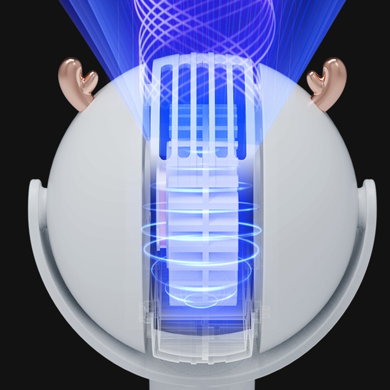 Quạt Cầm Tay Hình Bạch Tuộc Có Thể Sạc Lại Dùng Đi Cắm Trại