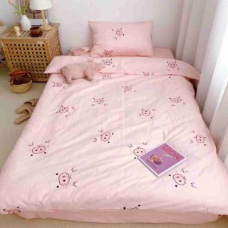 Cotton poly lợn hồng