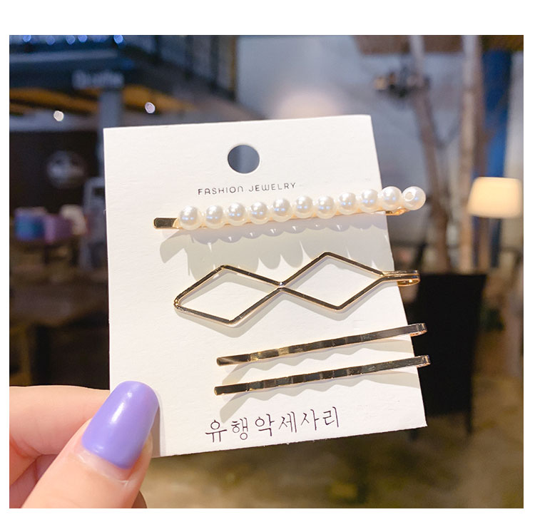 Kẹp Tóc Nhiều Kiểu Đính Ngọc Trai Nhân Tạo Xinh Xắn