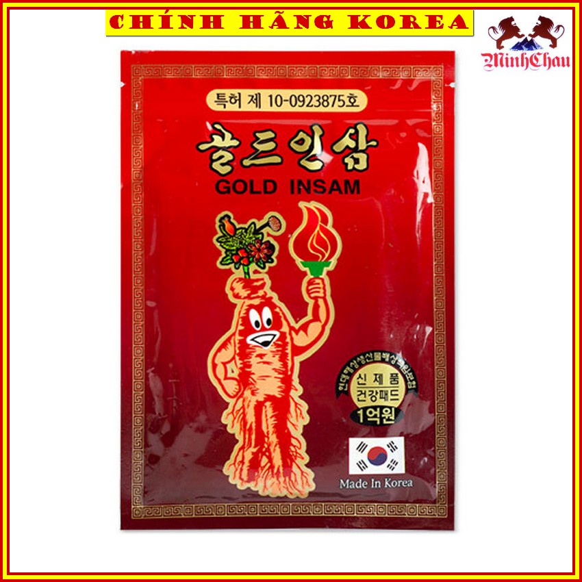 Cao Dán Hồng Sâm Gold Insam Đỏ Chính Hãng Hàn Quốc, minhchau