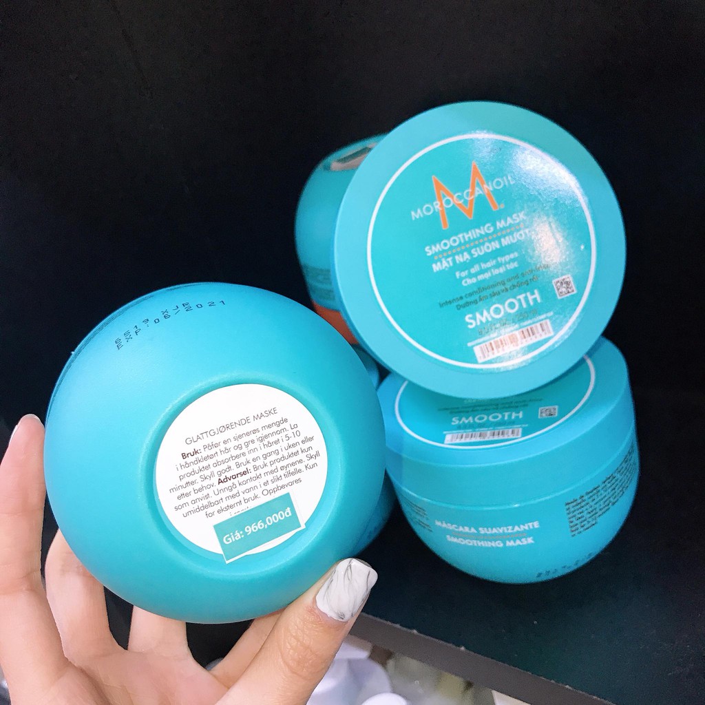 ✅[ MOROCCANOIL - CHÍNH HÃNG ] DẦU HẤP SUÔN MƯỢT MOROCCANOIL SMOOTHING MASK 500ML  - TẶNG MŨ Ủ