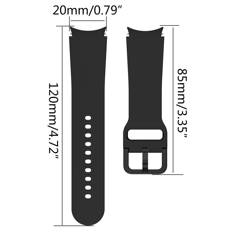 Dây Đeo Thay Thế Chất Liệu Silicon Màu Trơn Cho GXY watch 5 watch 5 Pro