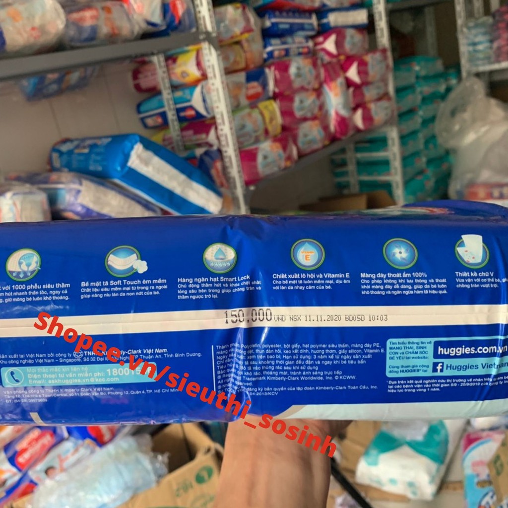 Miếng lót Sơ Sinh Huggies NB1 - 56 miếng và 100 miếng