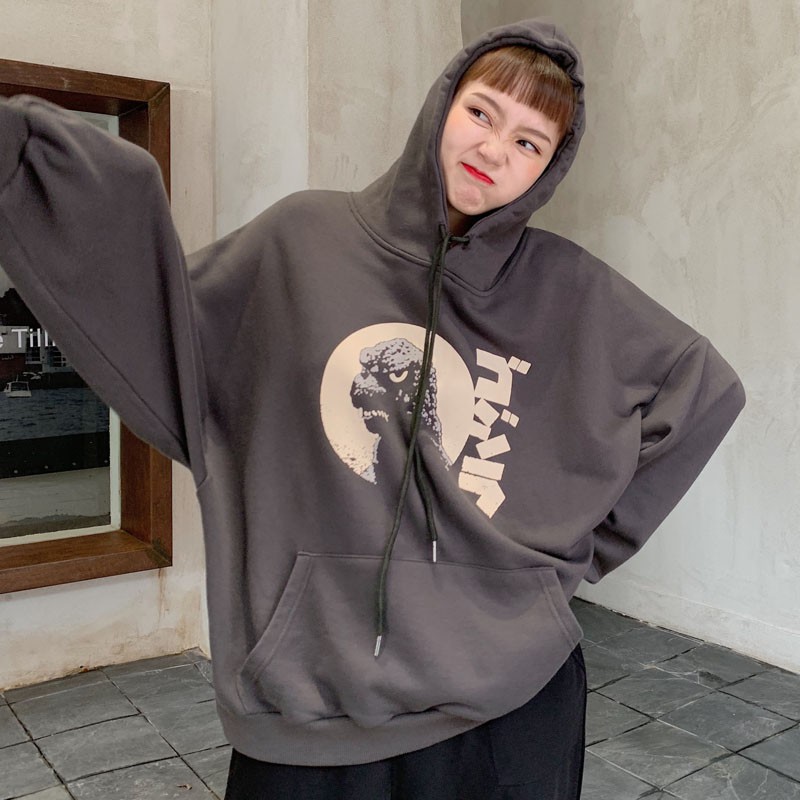 Áo Hoodie Unisex Chất Nỉ Bông Dáng Rộng Ulzzang Cho Nữ - Liti shop