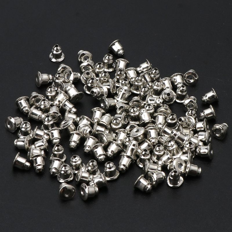 Set 100 Chốt Khuyên Tai Chất Liệu Thép Không Gỉ