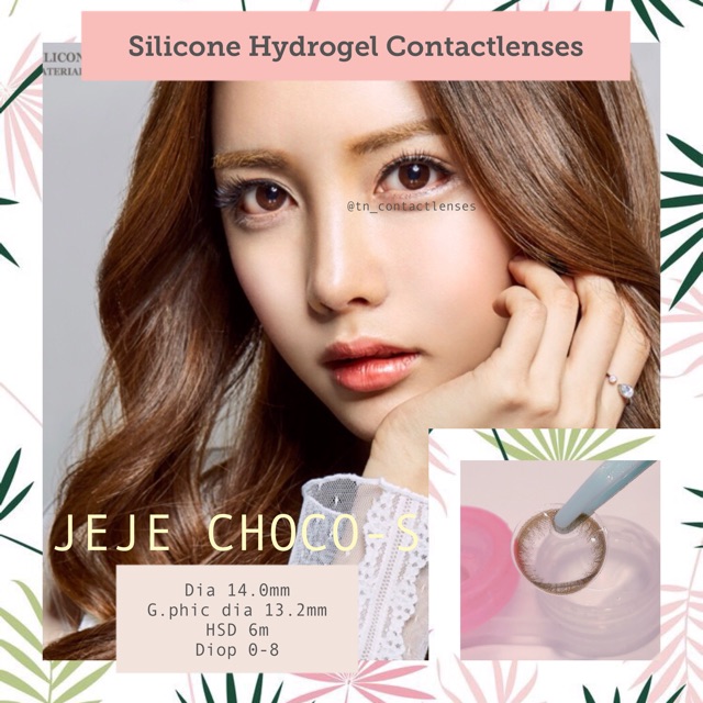 Kính áp tròng Jeje Choco - Lens cao cấp đeo 12/24h - Có độ cận