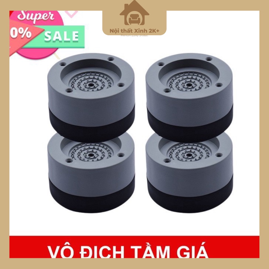Đế Cao Su Chống Rung Máy Giặt ⚡𝐅𝐑𝐄𝐄 𝐒𝐇𝐈𝐏⚡ Chiếc Chống Rung Chống Ồn Hiệu Quả (1 bộ - 4 cái)