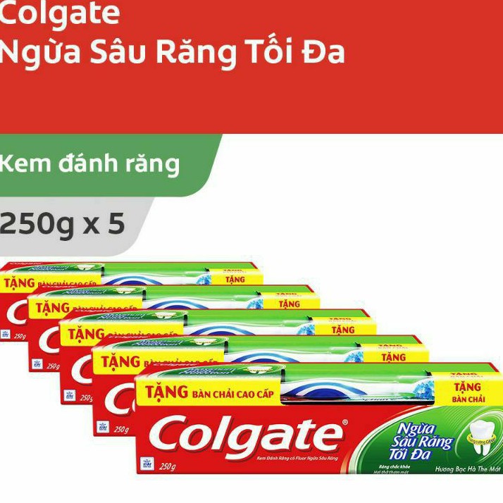 Kem đánh răng Colgate tặng bàn chải