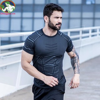 Áo Tập GYM, Áo Thể Thao Ôm Body Nam Tay Ngắn ZK A-011