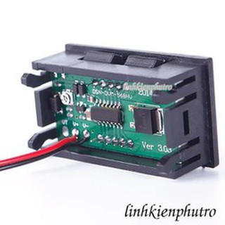 Đồng hồ đo Volt DC 5.0-120V - Đỏ