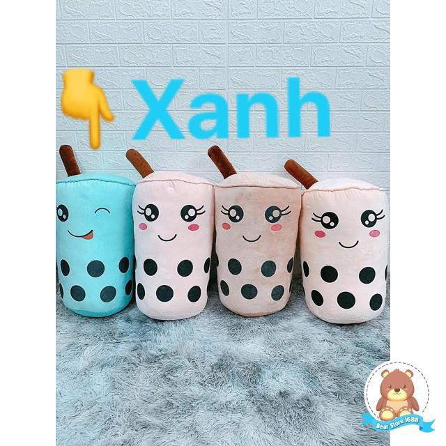Gối ôm gấu bông trà sữa nhồi bông siêu cute