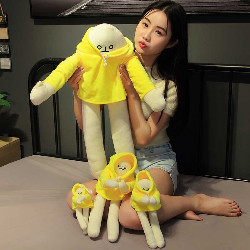 Búp bê nhồi bông người chuối trầm cảm phong cách Hàn Quốc đáng yêu làm quà tặng