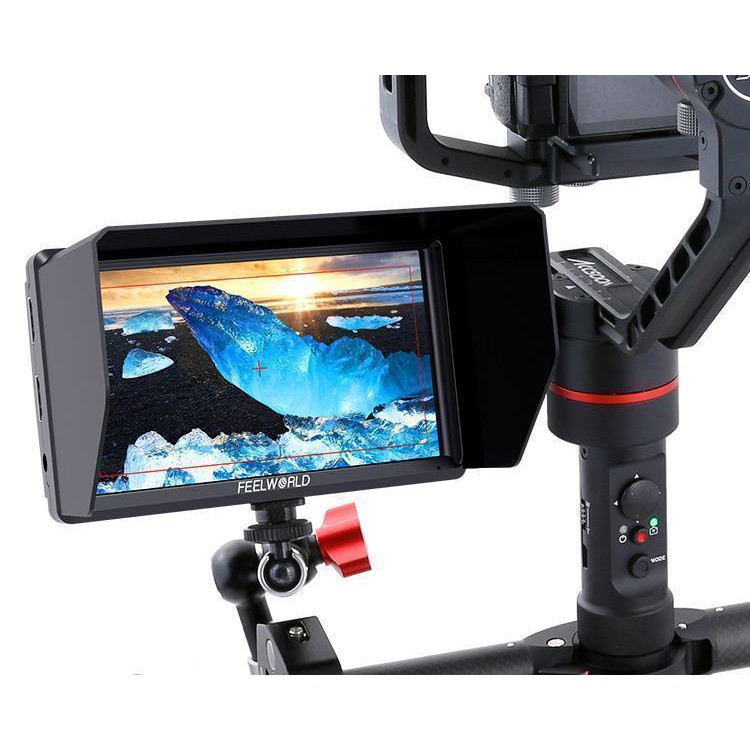 Màn Hình FeelWorld F5 5.0" Full HD HDMI On-Camera Monitor with 4K Support and Tilt Arm