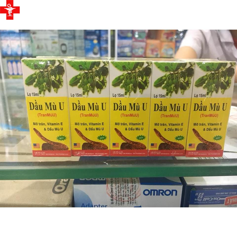 Dầu Mù u lọ 15ml - hỗ trợ bỏng, làm lành vết thương