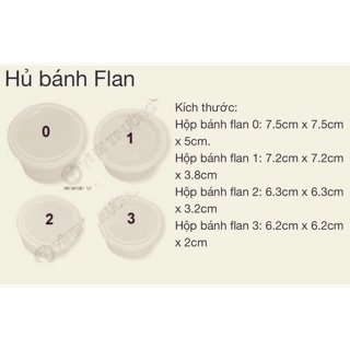 HỘP FLAN TRÒN  -  50 cái/lốc (GIÁ LẺ = GIÁ SỈ)