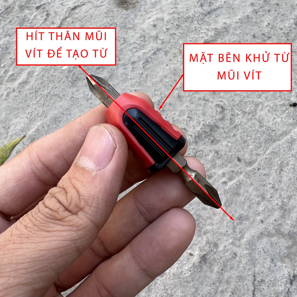 Đầu Trợ Lực Hít Cho Mũi Vít Tăng Lực Hít Mũi Bắn Vít - Loại Hít Thân