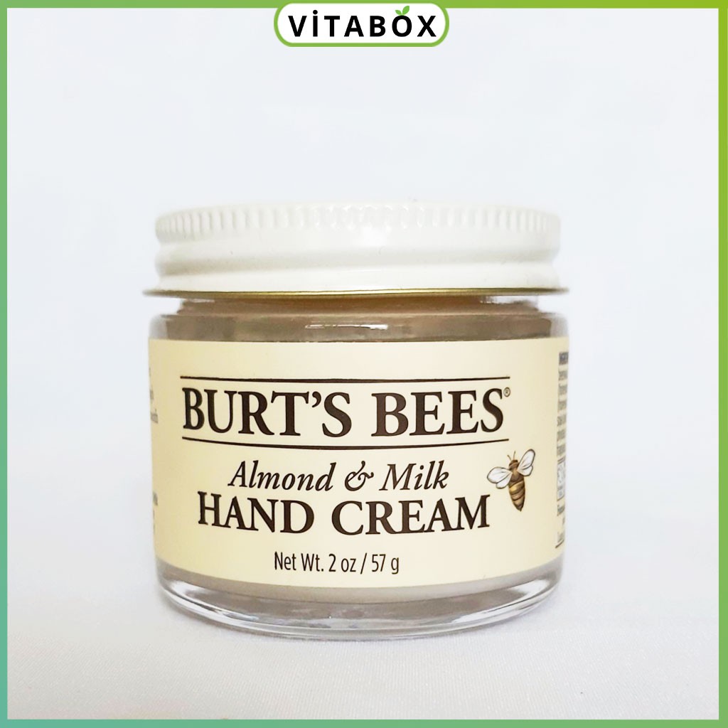 Burt’s Bees - Kem Dưỡng Tay Mềm Mịn - Almond & Milk Hand Cream Burts Bee - 57gr