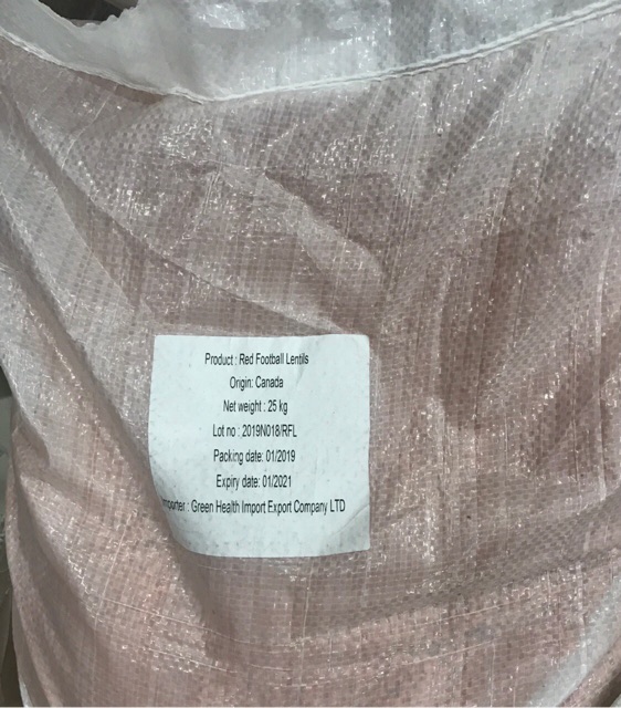 Đậu lăng đỏ hữu cơ 1kg
