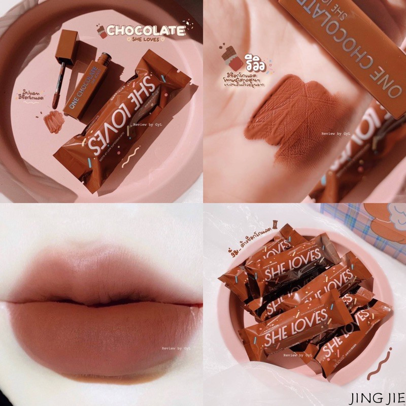 [Hàng Mới] Son môi She Loves mềm mịn và mịn thiết kế hình sô cô la lâu trôi | BigBuy360 - bigbuy360.vn
