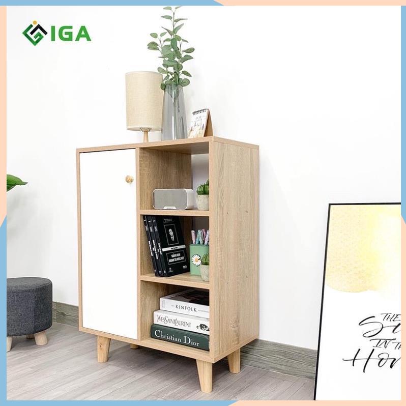 Tủ đồ, Kệ đa năng Decor phòng khách, 3 tầng 1 hộc tủ