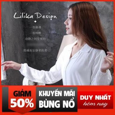 Váy ngủ nữ mùa hè cotton ngắn tay áo sơ mi trắng Áo sơ mi sexy dáng rộng áo ngủ dài mùa hè Phần mỏng rất Cổ Tích đẹp