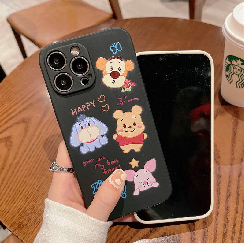 Realme C53 C55 C35 C21 C17 C15 C12 C21Y C25Y C31 C33 C20 C11 2021 C1 C25 C25S 7i 9i 9 Pro+ 8 Pro Narzo 20 30A 50A Prime 4G 5G Cartoon Cute Toy Story Winnie the Pooh Bear Silicone Soft Phone Back Case Cover MDD 11