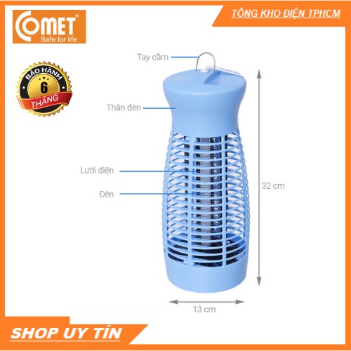 [TỔNG KHO ĐIỆN] Đèn bắt muỗi Comet CM069V bảo vệ gđ bạn khỏi muỗi đốt🦟