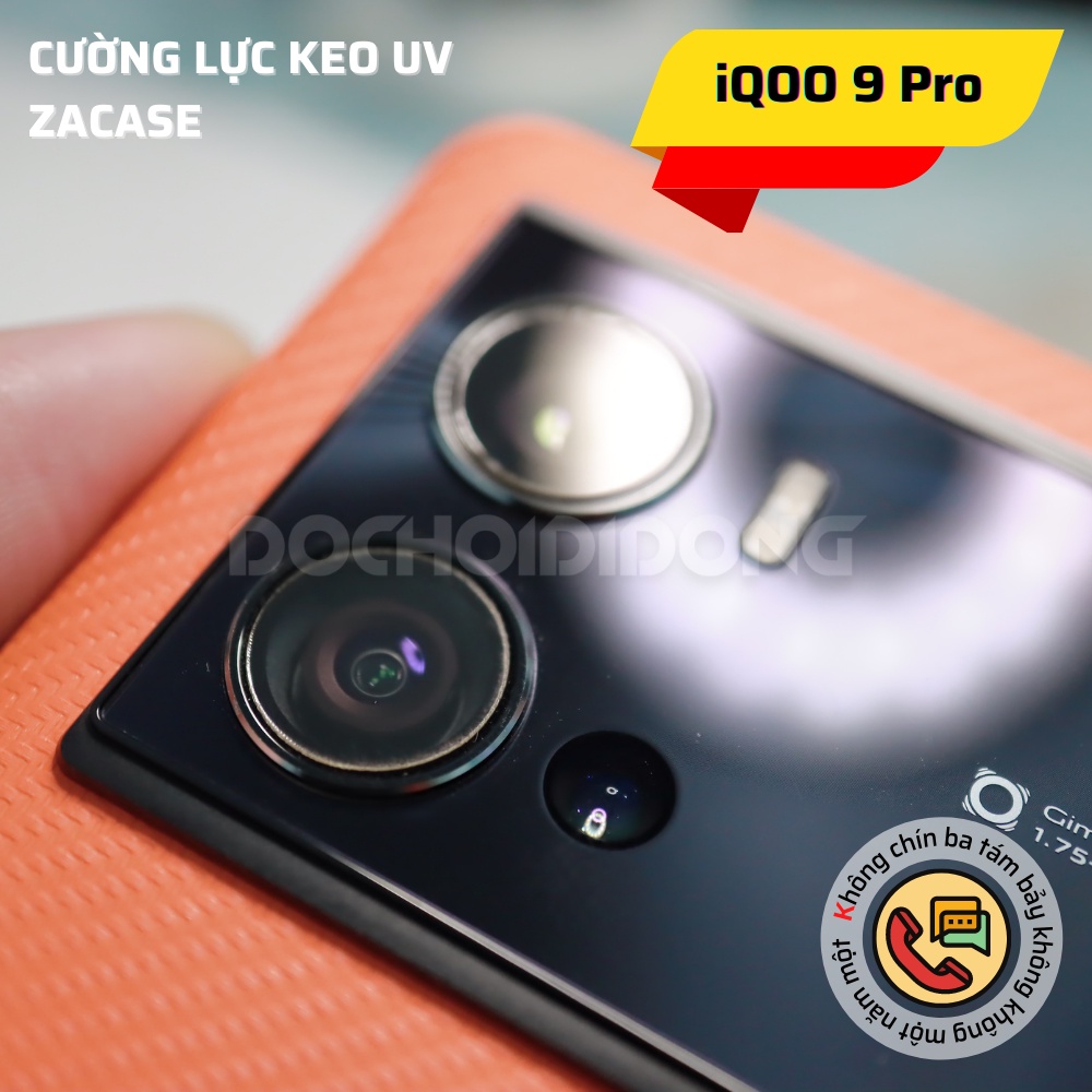 Miếng dán cường lực Vivo IQOO 9 PRO Zacase keo UV cao cấp