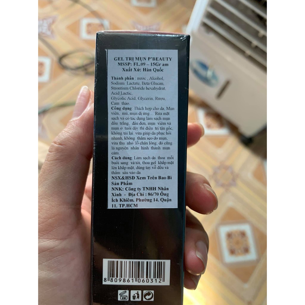 Gel thoa giảm mụn giảm thâm P'Beauty Hàn Quốc, hiệu quả trong 7 ngày - DTCosmetics | BigBuy360 - bigbuy360.vn